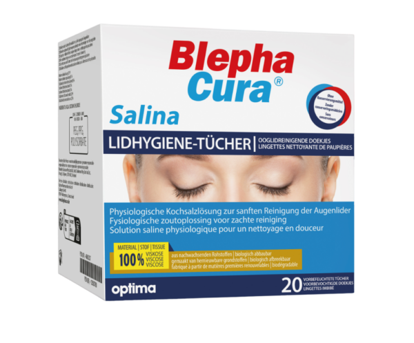 BlephaCura® SALINA Lidhygiene Tücher 20St. 100% Viscose