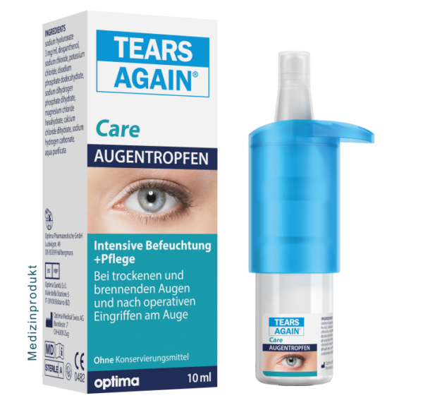 Tears Again® Care 10ml (Hyaluron 0,3% + Dexpanthenol)