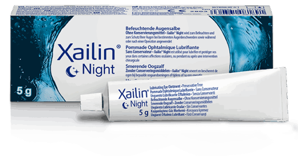 Xailin Night Augensalbe, 1X5 g
